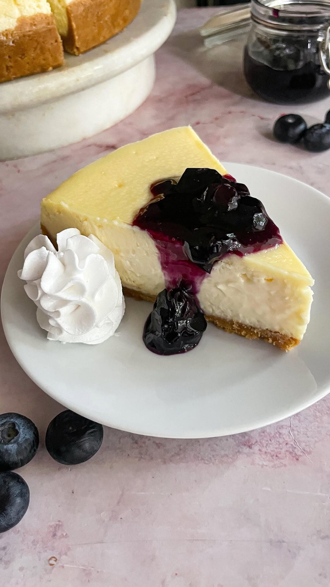 Eggless New York Cheesecake from USA