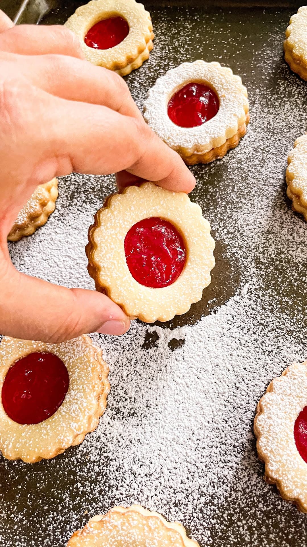 Linzer cookies from Austria