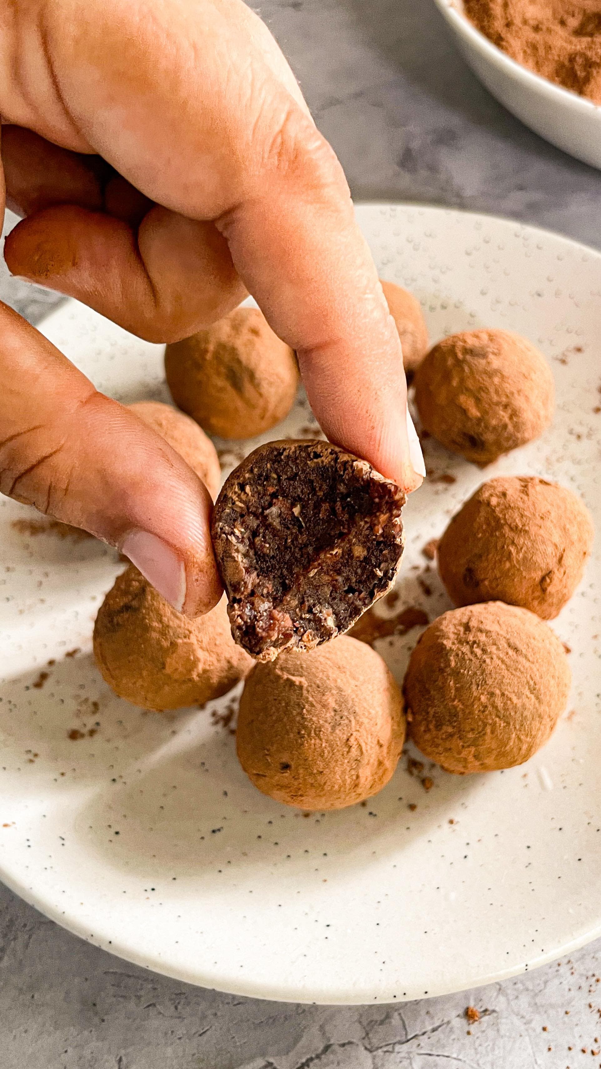 Healthy Chocolate Truffles