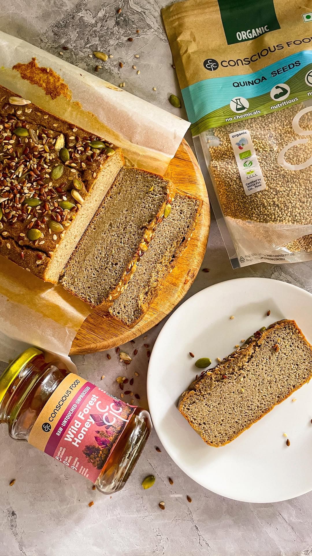 No-Yeast Quinoa Bread
