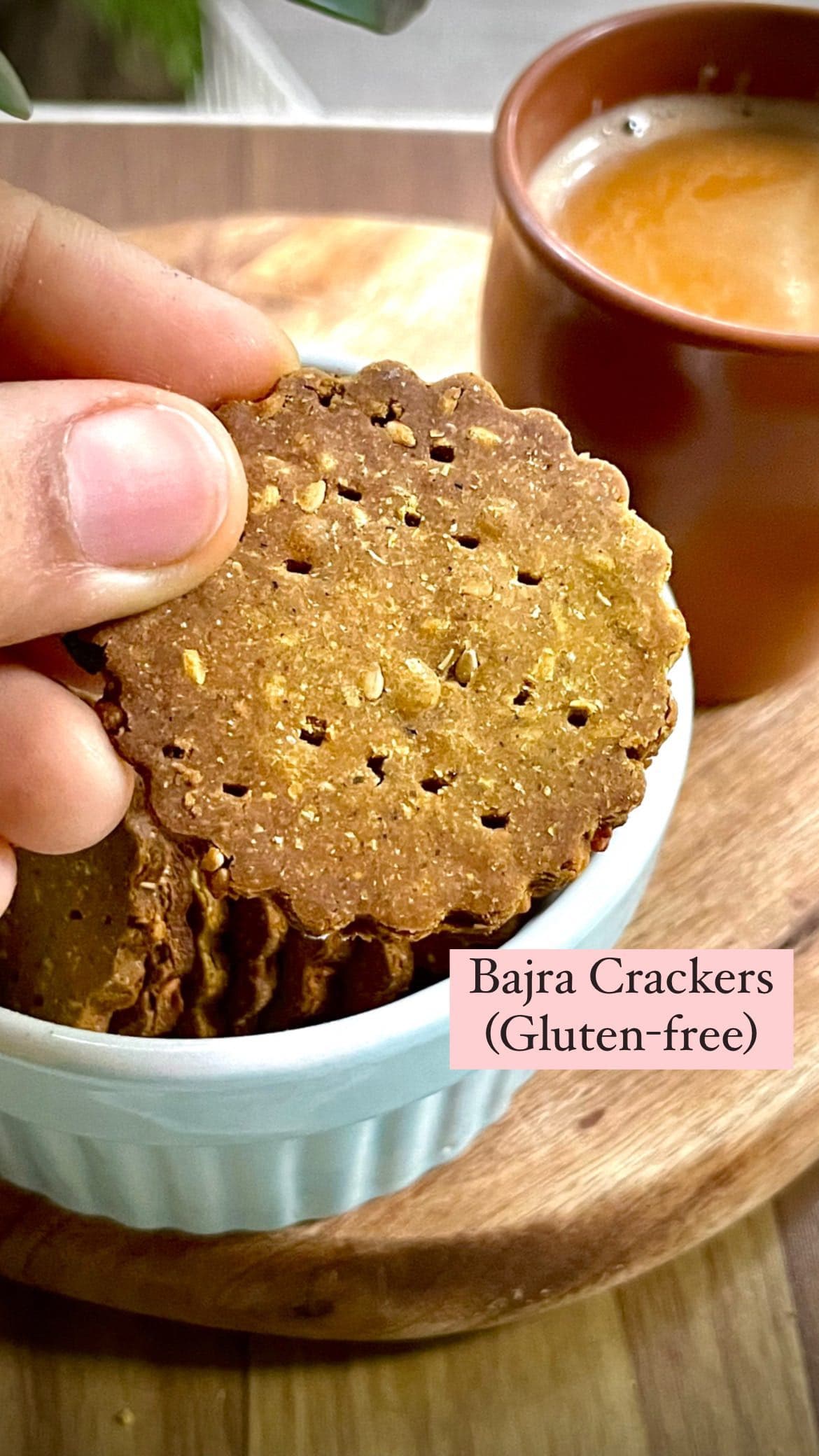 Bajra crackers(Gluten-free crackers)