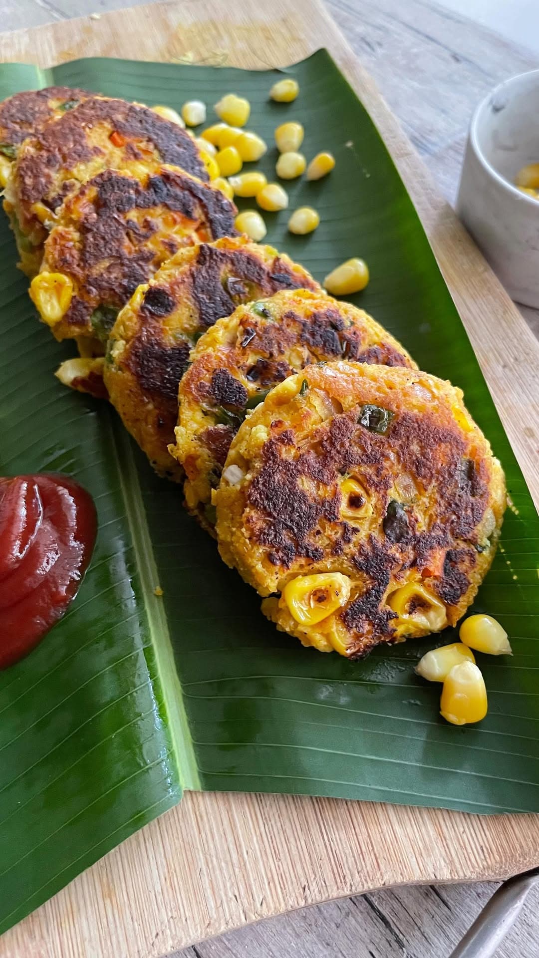 High Protein Paneer Corn Tikkis