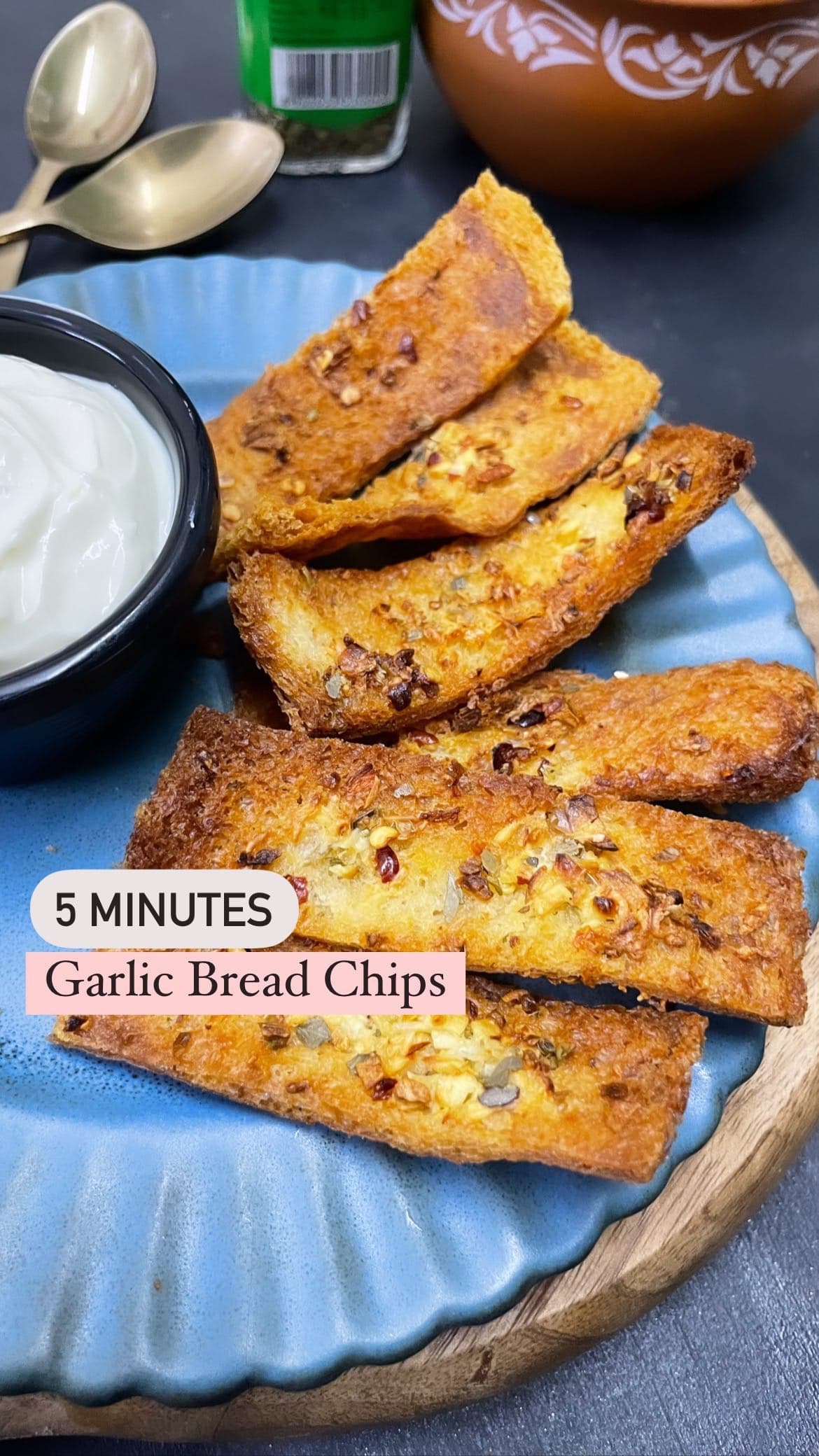 Festive series EP6: Garlic Bread Chips