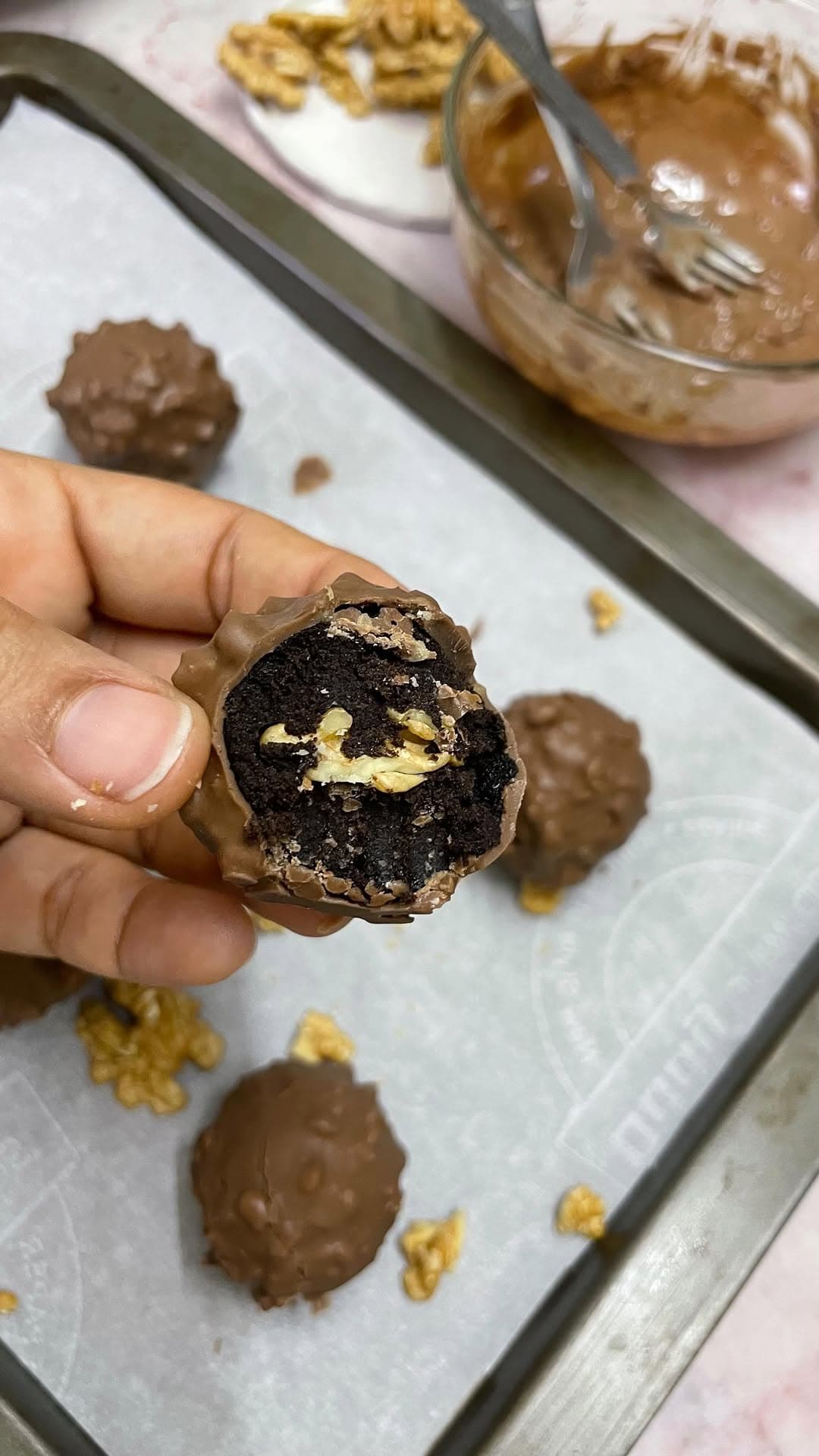 Chocolate Walnut balls