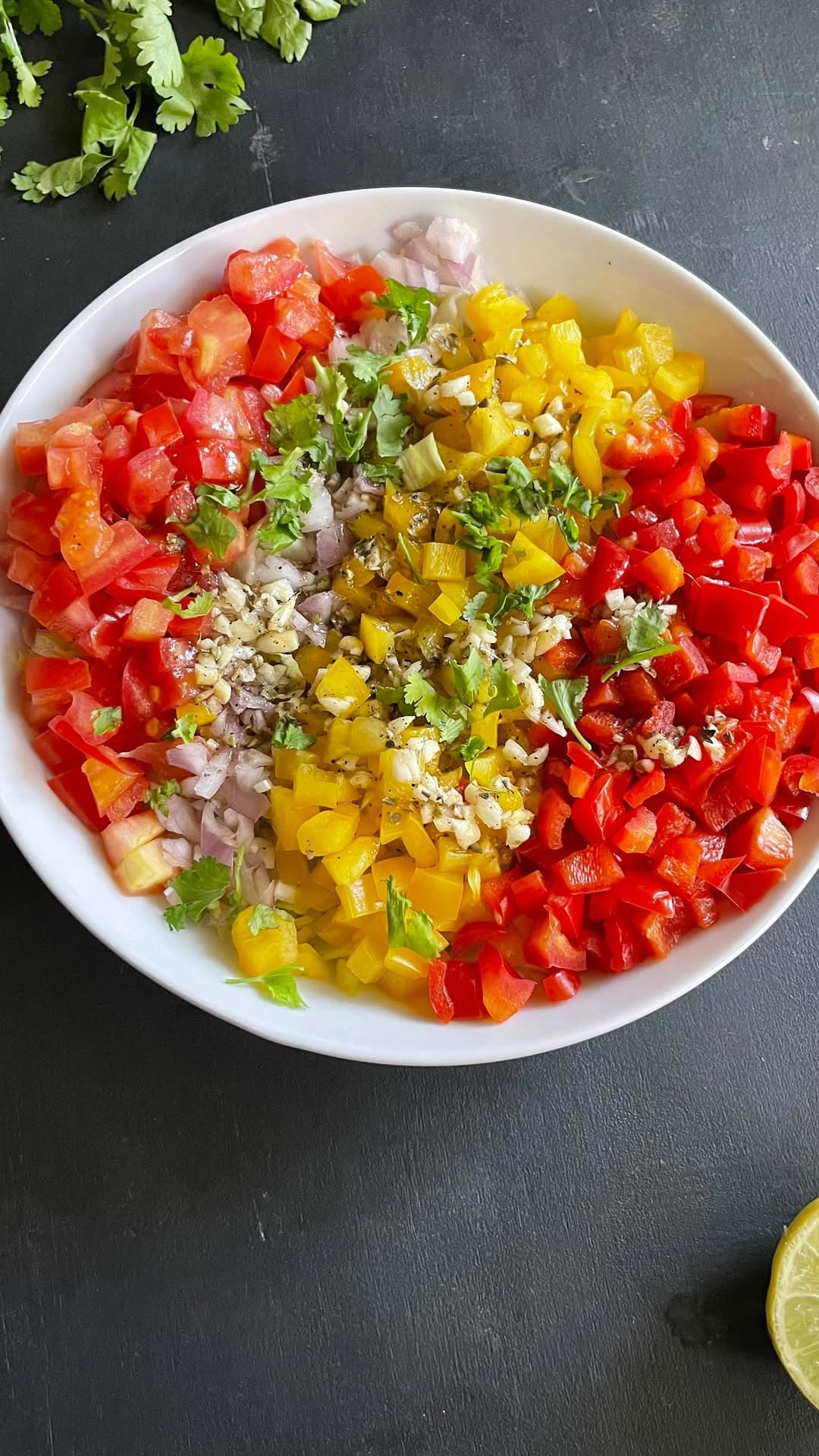 Nothing beats a simple salad made with easily available ingredients and gets ready in 5 minutes