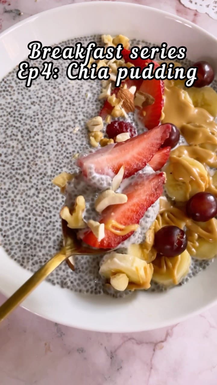 Breakfast series ,Ep4: Chia pudding