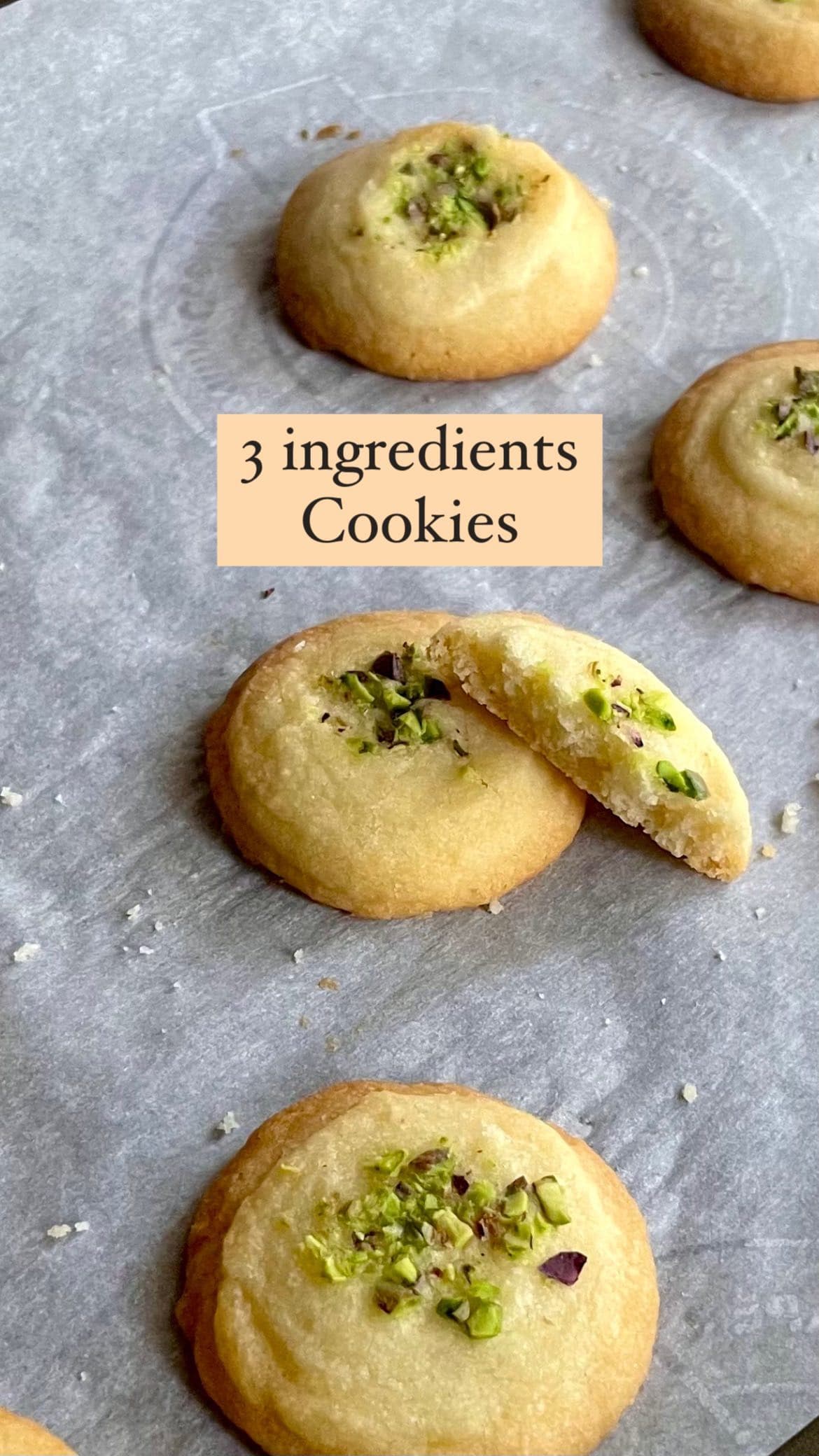 3-Ingredient Butter Cookies