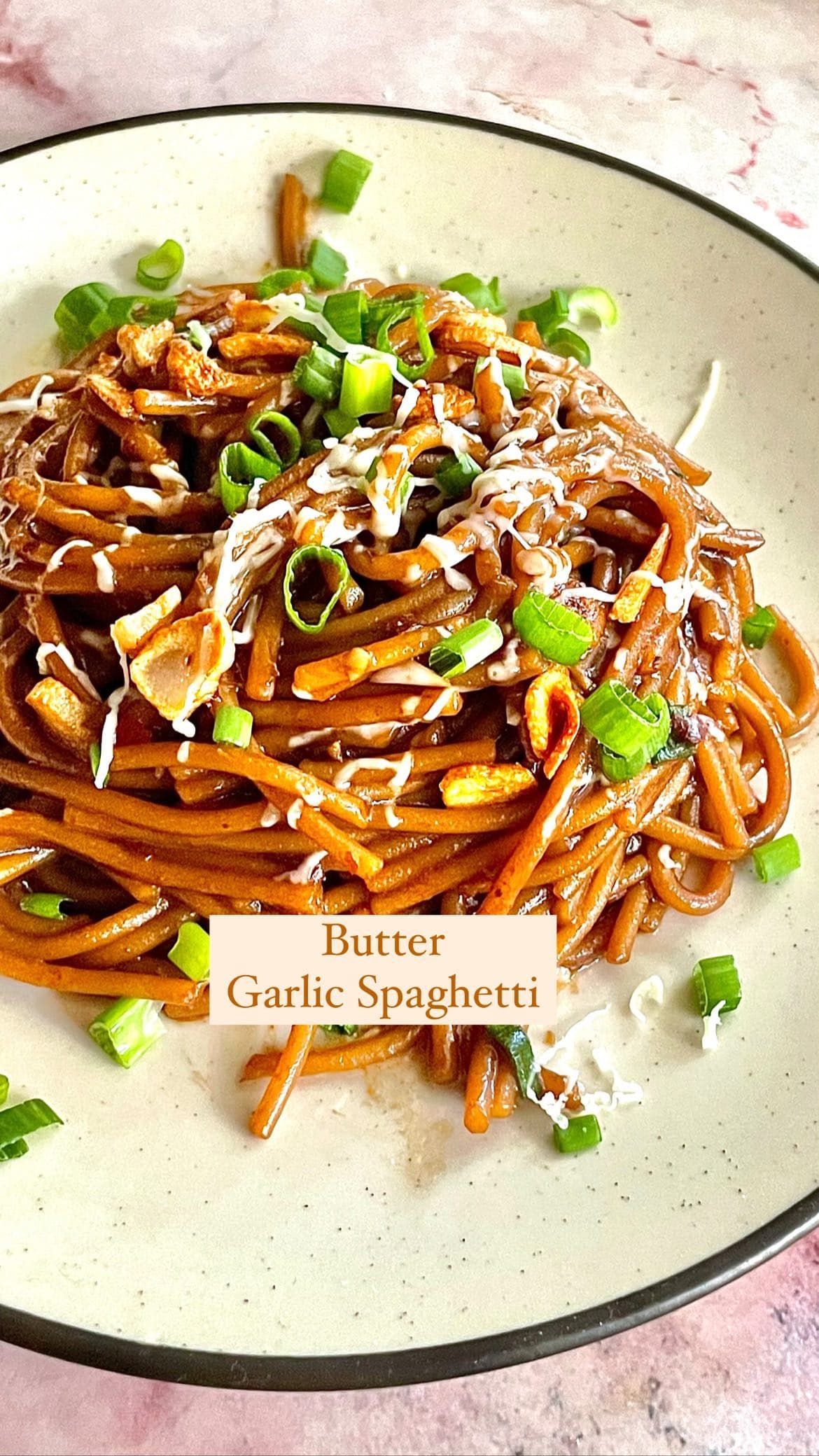 Butter garlic spaghetti