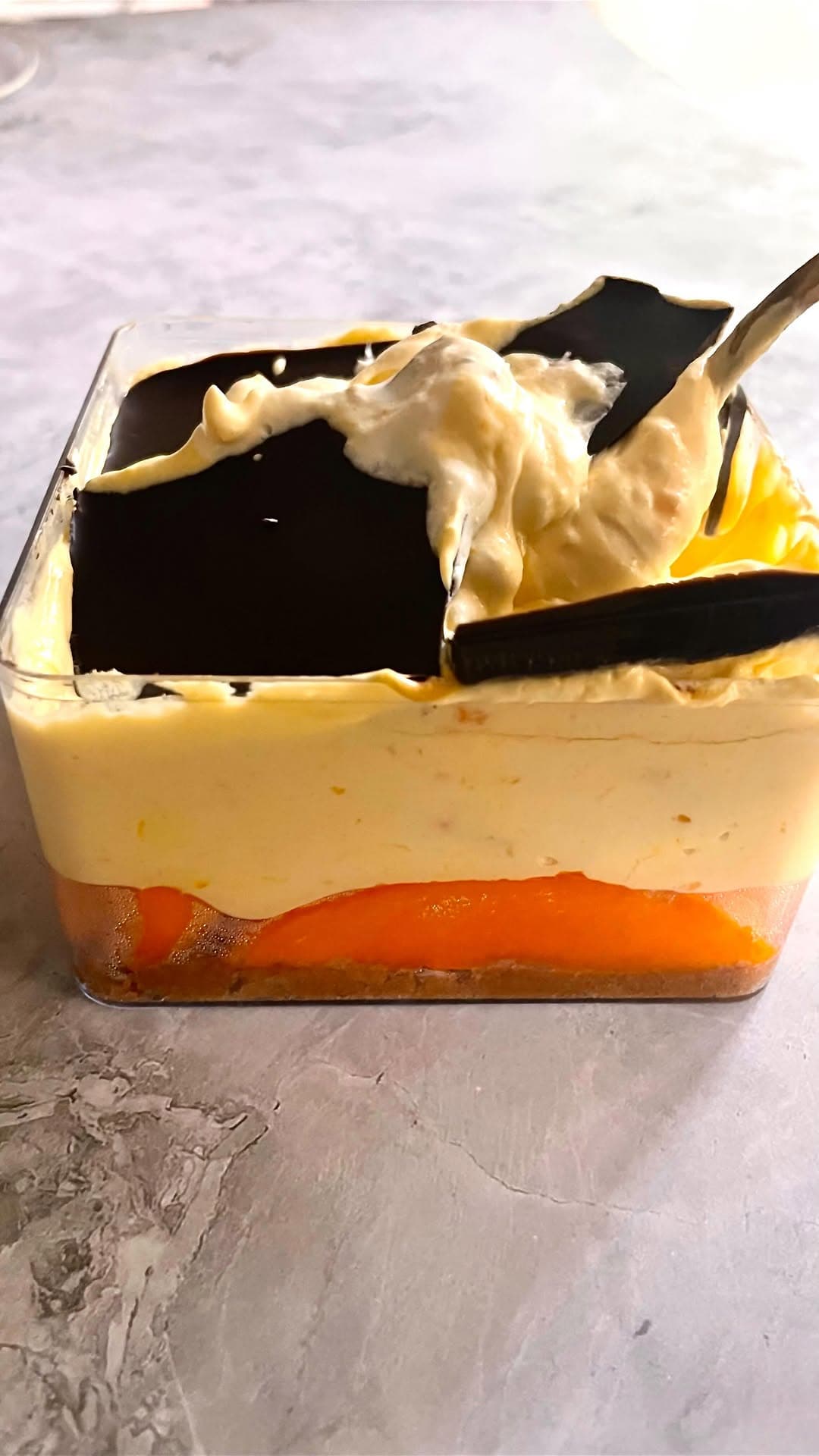 No-bake Mango cheesecake