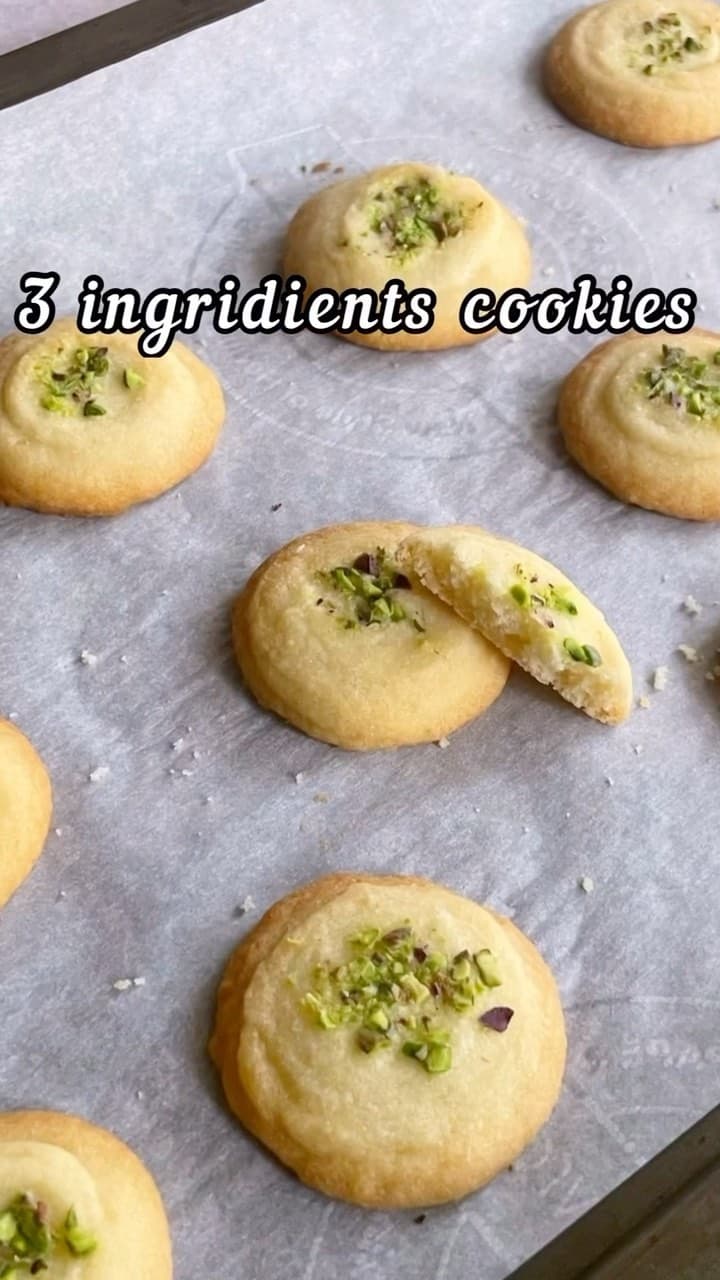 3-Ingredient Butter Cookies