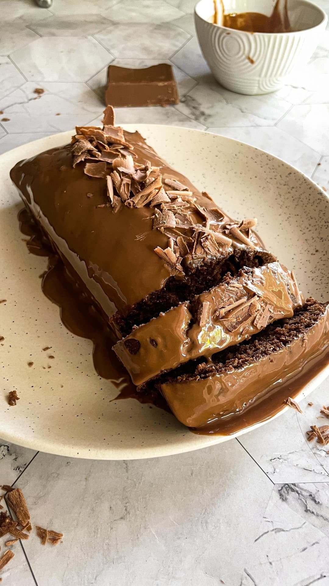 Eggless Double Chocolate cake