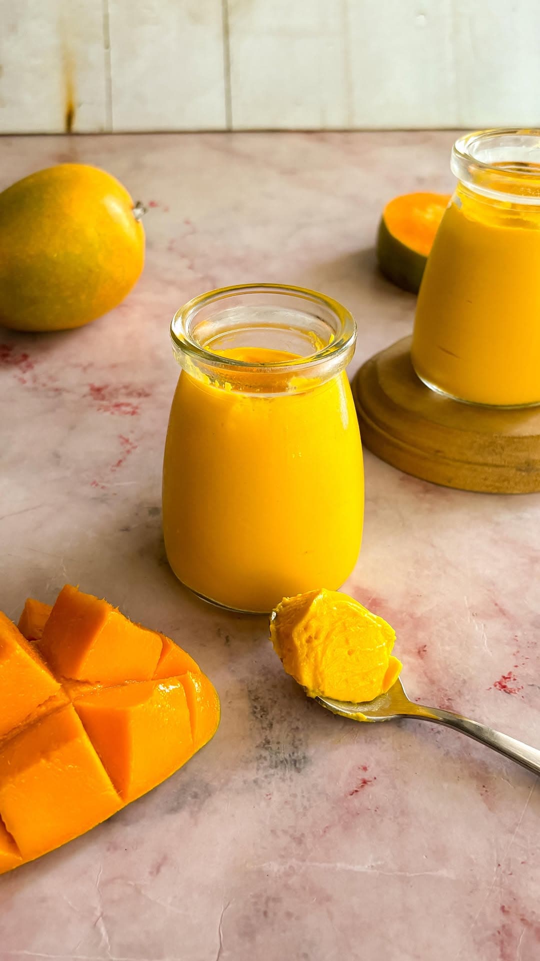 4-Ingredient High-Protein Mango Mousse